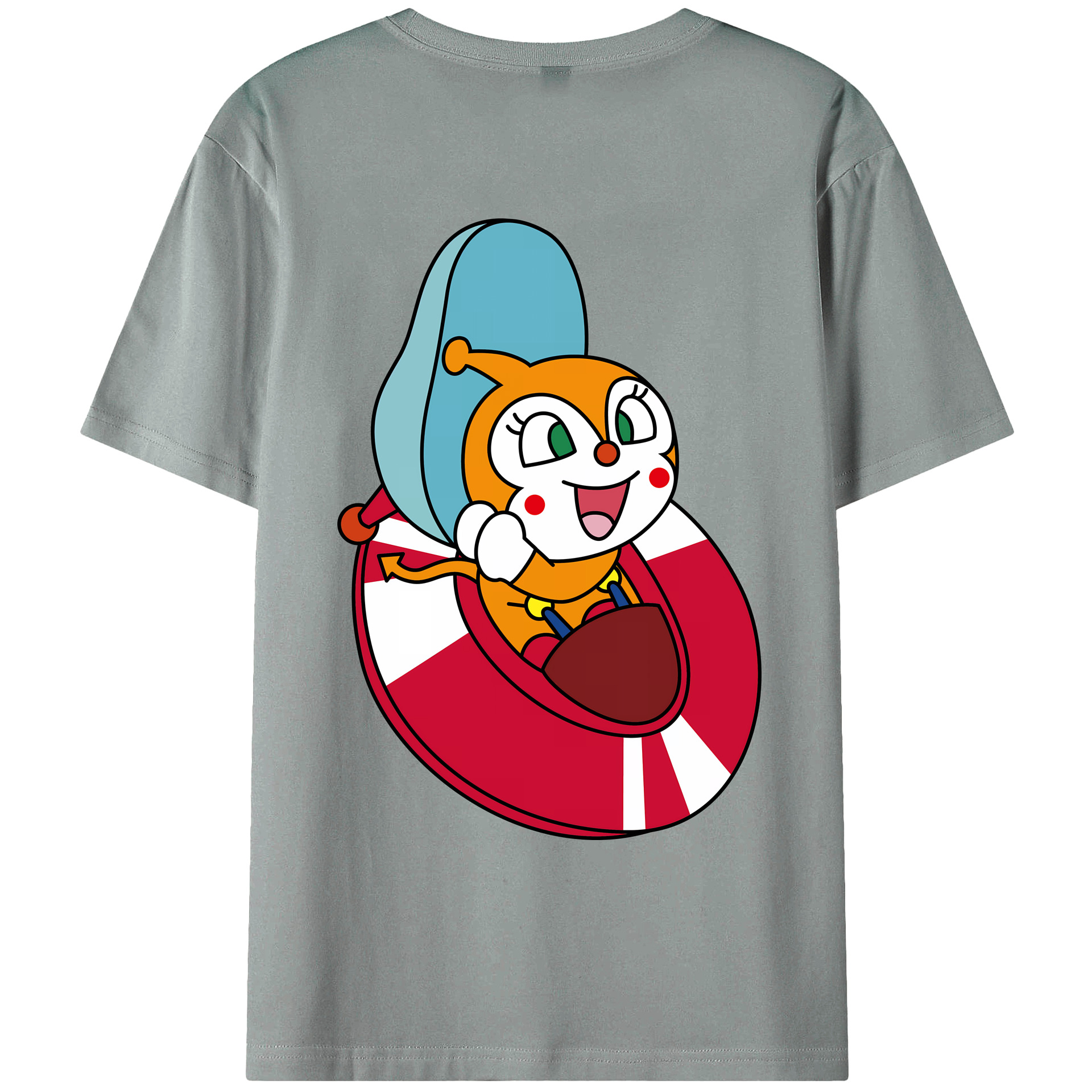 （画像用） アンパンマン Anpanman 綿100％ メンズ半袖Tシャツ（バックプリント） 通気性